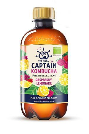 The Gutsy Captain Kombucha Fresh Raspberry Lemonade